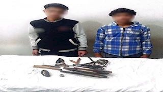 القبض على لصين سرقا مواسير تكييف مسجد بدمياط