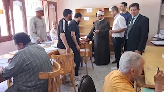 رئيس منطقة الإسماعيلية الأزهرية يتابع أعمال كنترول الشهادة الإعدادية