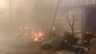 السيطرة على حريق داخل ورشة تصنيع قطن في سمنود -صور