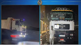 ضبط قائد سيارة نقل يسير عكس الاتجاه بمدينة نصر