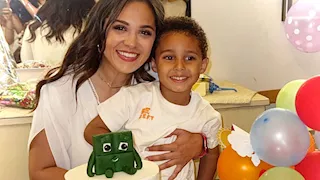 رحمة أحمد تحتفل بعيد ميلاد نجلها مصطفى (صورة)