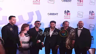 تامر حسني وإلهام شاهين.. توافد نجوم الفن على العرض الخاص لفيلم "ريستارت"