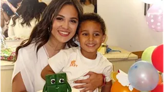 رحمة أحمد فرج تحتفل بعيد ميلاد ابنها.. وشيكو يعلق (صورة)