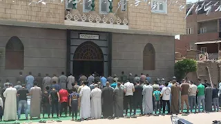  تشييع جثمان جنات مُبارك أقدم مُحفظة قرآن بالمنوفية -صور