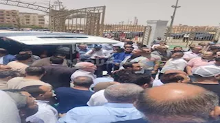 تشييع جثمان أحمد الدجوي من مسجد العائلة داخل حرم جامعة MSA | صور وفيديو