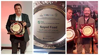 تكريم السيناريست سيد فؤاد في "يوم أفريقيا" بمنتدى منحة ناصر للقيادة السياسية