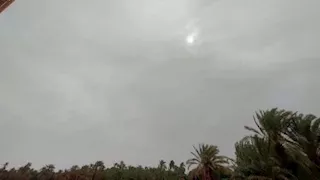 عواصف ترابية تضرب الوادي الجديد (صور)