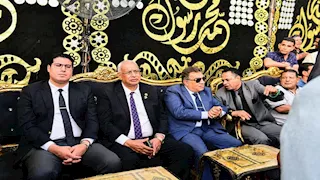 محافظ الدقهلية يقدِّم واجب العزاء في الشيخ السيد سعيد (صور)