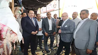 محافظ بني سويف يفتتح ثان معارض "أضحى مبارك"
