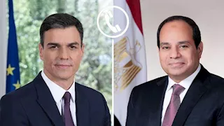 السيسي ورئيس وزراء إسبانيا يؤكدان رفض العدوان على غزة