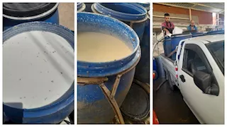 بالحشرات والشوائب.. التحفظ على 900 لتر ألبان فاسدة بالبحيرة (صور)