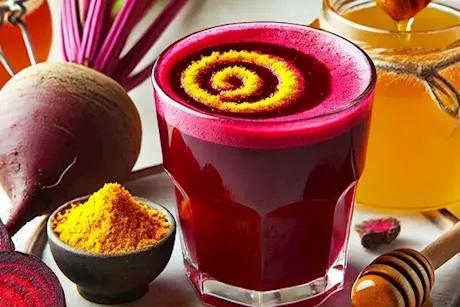 عصير البنجر بالكركم- 6 فوائد يقدمها لصحتك