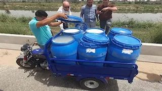 ضبط 1.5 طن لبن فرز فاسد في بني سويف (صور)