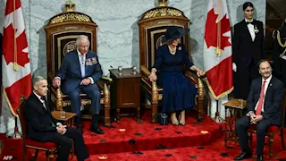 ملك بريطانيا يرد على تهديدات ترامب أمام البرلمان الكندي