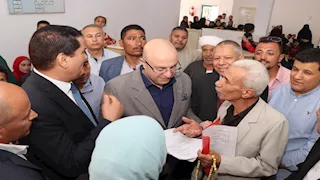 محافظ بني سويف يتفقد الوحدة الصحية بقرية بني هاني 