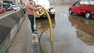 استنفار في الغربية لشفط مياه الأمطار ومواجهة تقلبات الطقس -صور