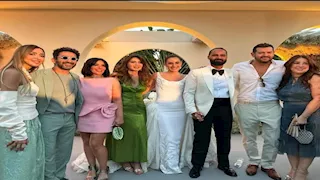 بحضور أحمد حلمي ومنى زكي.. 10 صور جديدة من حفل زفاف أمينة خليل