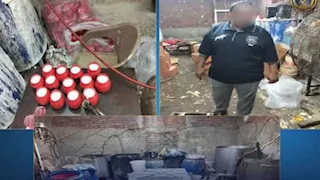 الأمن يداهم مصنعًا لإنتاج مستحضرات تجميل مجهولة المصدر في المرج