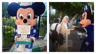 مدرسة بالمنوفية تستقبل الطلاب بشيكولاتة وشخصيات كرتونية قبل الامتحانات   