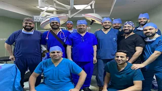 استخراج بطارية من مريء طفل في مستشفى أطفال بنها 