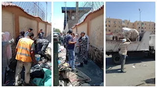  إزالة أوكار للنباشين  في الإسماعيلية 