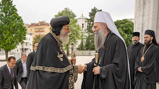 البابا تواضروس يزور كنيسة "القديس ساڤا" ويلتقي بطريرك الكنيسة الصربية