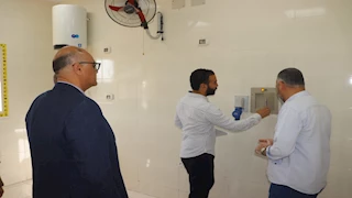 محافظ القليوبية يتابع أعمال تطوير مجزر كفر شكر الآلي -صور