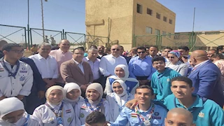 بتكلفة 11.5 مليون جنيه.. وزير الرياضة يفتتح حمام سباحة تدريبي وملعب خماسي في بني سويف 