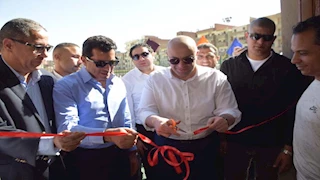 وزير الشباب والرياضة يفتتح مبنى الخدمات والأنشطة بنادي شبان بني سويف (صور)