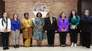 رئيسة القومي للمرأة تستقبل حرم رئيس دولة أنجولا