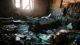 بالصور- أسلاك الضغط العالي تتسبب في حريق عدد من المنازل بكفر الشيخ 