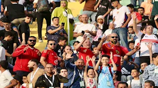 "نحن أحفاد الفراعنة".. دخلة جمهور بيراميدز في نهائي دوري أبطال أفريقيا