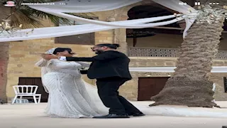 اللقطات الأولي من حفل زفاف إعلامية قناة الزمالك 