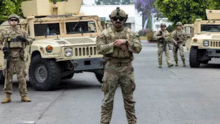 أمريكا: 4000 جندي من الحرس الوطني و700 من المارينز وصلوا كاليفورنيا