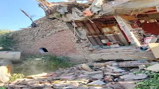 انتشال جثمان طفلة من تحت أنقاض منزل صدفا المنهار بأسيوط