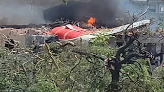 الشرطة الهندية: الطائرة المنكوبة سقطت فوق مستشفى في أحمد آباد