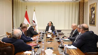 وزير قطاع الأعمال يبحث تطورات مشروع حامض النيتريك