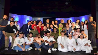 بالصور..وزير الثقافة يشهد عرض "سجن النسا" ختام عروضه بمسرح السلام