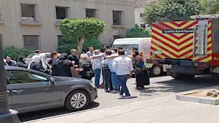 وصول جثمان نجل صلاح الشرنوبي لمسجد عمر مكرم لأداء صلاة الجنازة عليه