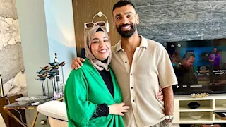 “اخويا وسندي".. 6 صور من احتفال شقيقة محمد صلاح بعيد ميلاده