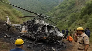 بينهم طيار وطفل.. مقتل 7 أشخاص إثر تحطم طائرة تقل حجاجا شمال الهند