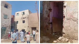طالبة أسفل الأنقاض.. انهيار منزل من 3 طوابق بقرية دندرة 