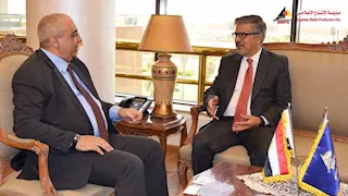 تفاصيل زيارة السفير الباكستاني لمدينة الإنتاج الإعلامي