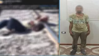 مهتز نفسي يستلقي على قضبان السكة الحديد بالشرقية