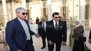 10 صور لاحتفال وزير الشباب والرياضة بعقد قران ابنته