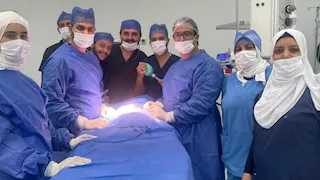  مستشفى الخانكة التخصصي ينقذ رضيعة تعاني من عيب خلقي نادر 