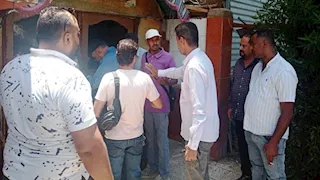 بالصور.. غلق وتشميع مقاهٍ وكافيهات مخالفة غربي أسوان