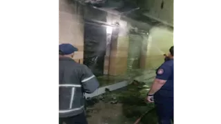 إخماد حريق في مخزن للأثاث بالسويس