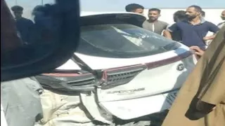 إصابة 19 مواطنًا في حادث على محور "دار السلام ـ البلينا" بسوهاج ـ صور