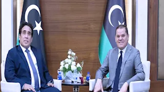 المنفي والدبيبة يتفقان على إعادة تنظيم اختصاصات المؤسسات الليبية